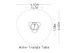 Water Triangle Table
