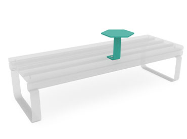 small park bench table 