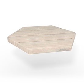 seating surface for park planters